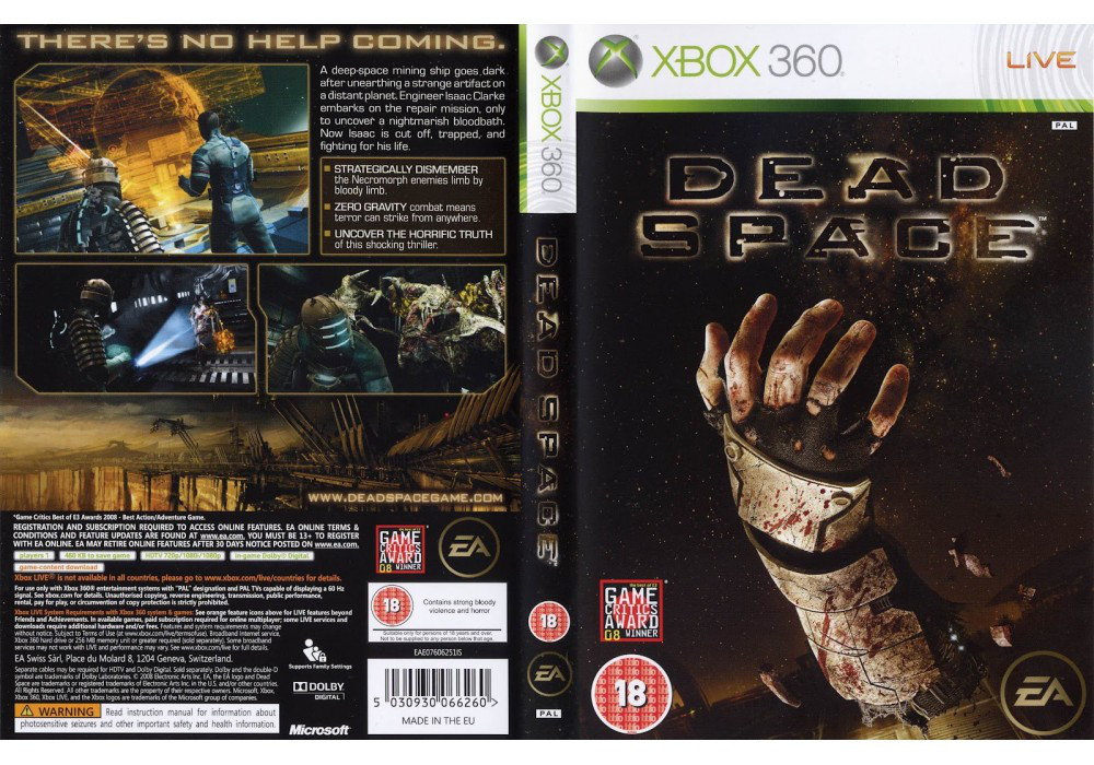 Dead Space (оф. російський текст і озвучування, LT 3.0, LT 2.0)