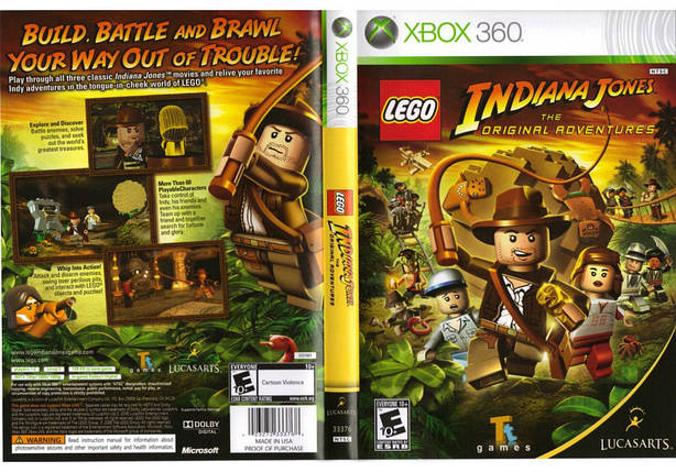 Гра для ігрової консолі Xbox 360, LEGO Indiana Jones: The Original Adventures (LT 3.0, LT 2.0), фото 1