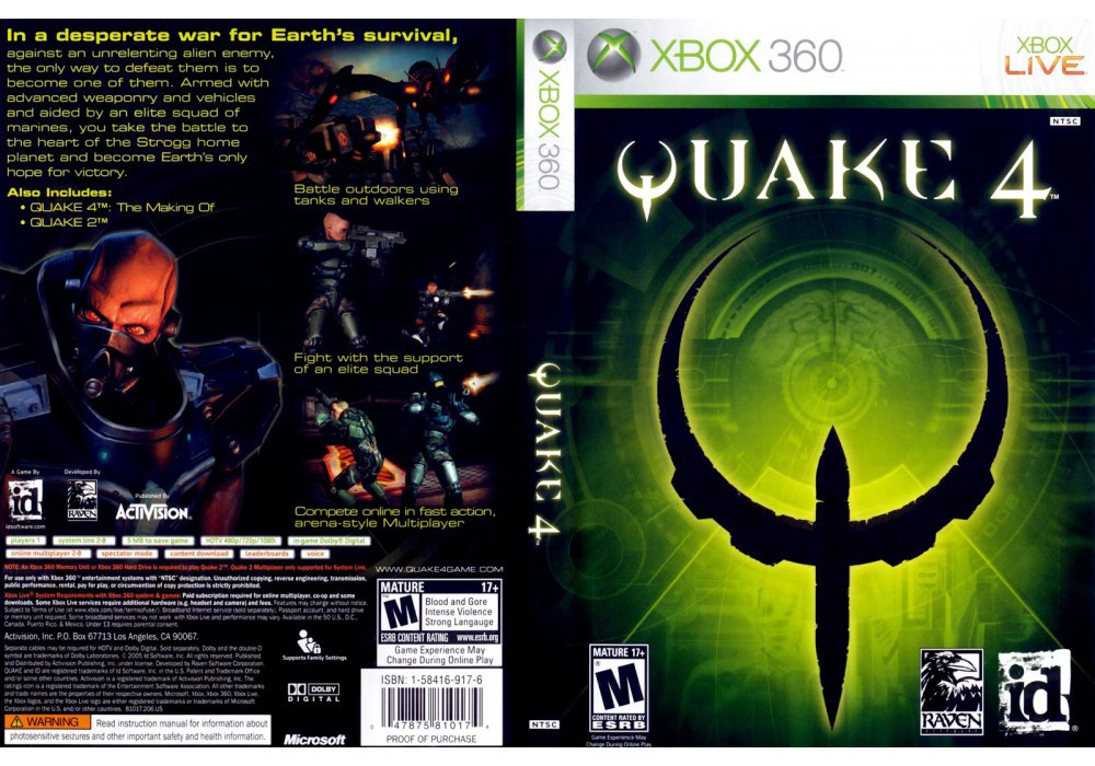 Quake 4 (русська версія + озвучування, LT 3.0, LT 2.0)