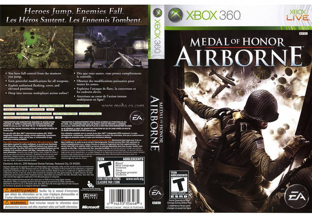 Гра для ігрової консолі Xbox 360, Medal of Honor: Airborne (LT 3.0, LT 2.0), фото 1