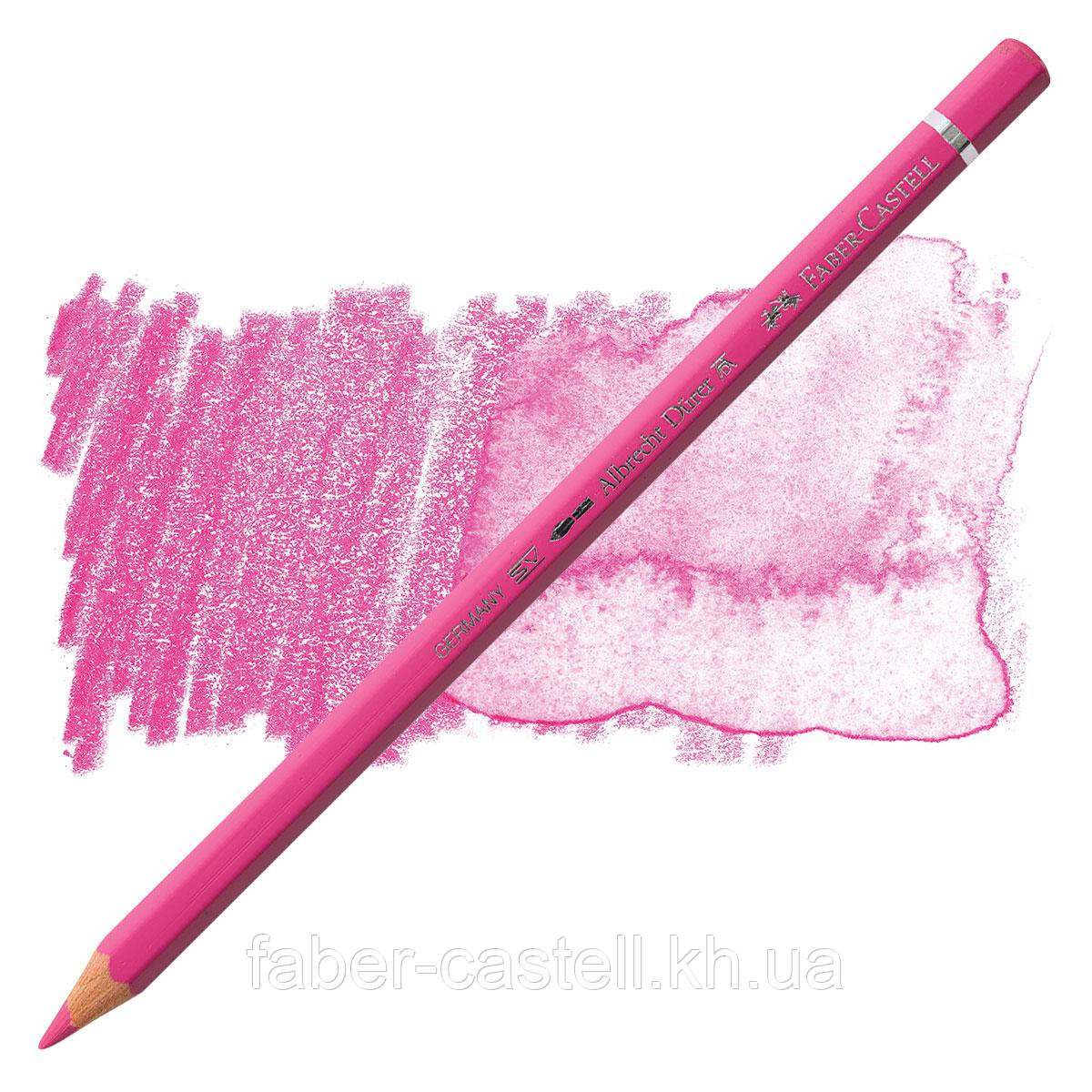 Олівець акварельний кольоровий Faber-Castell A.Dürer світло-фіолетовий рожевий (Light Pink Purple) № 128, фото 1
