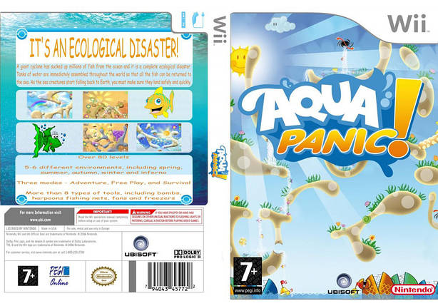 Гра для ігрової консолі Nintendo Wii (PAL), Aqua Panic, фото 2