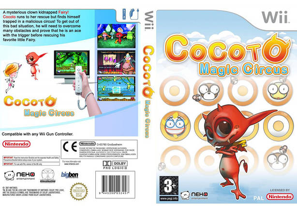 Гра для ігрової консолі Nintendo Wii (PAL), Cocoto Magic Circus, фото 2