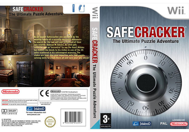 Гра для ігрової консолі Nintendo Wii (PAL), Safecracker: The Ultimate Puzzle Adventure, фото 2