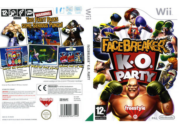 Гра для ігрової консолі Nintendo Wii (PAL), Facebreaker K. O. Party, фото 2