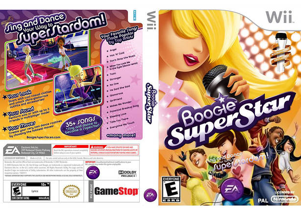 Гра для ігрової консолі Nintendo Wii (PAL), Boogie SuperStar, фото 2