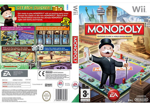 Гра для ігрової консолі Nintendo Wii (PAL), Monopoly, фото 2