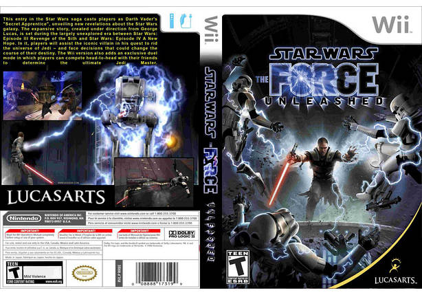 Гра для ігрової консолі Nintendo Wii (PAL), Star Wars : The Force Unleashed, фото 2