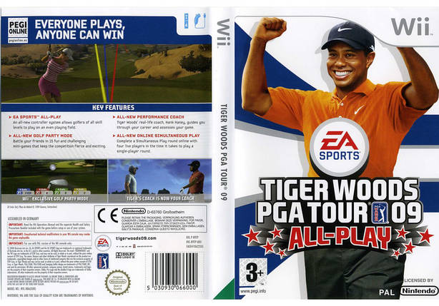 Гра для ігрової консолі Nintendo Wii (PAL), Tiger Woods PGA Tour 2009, фото 2