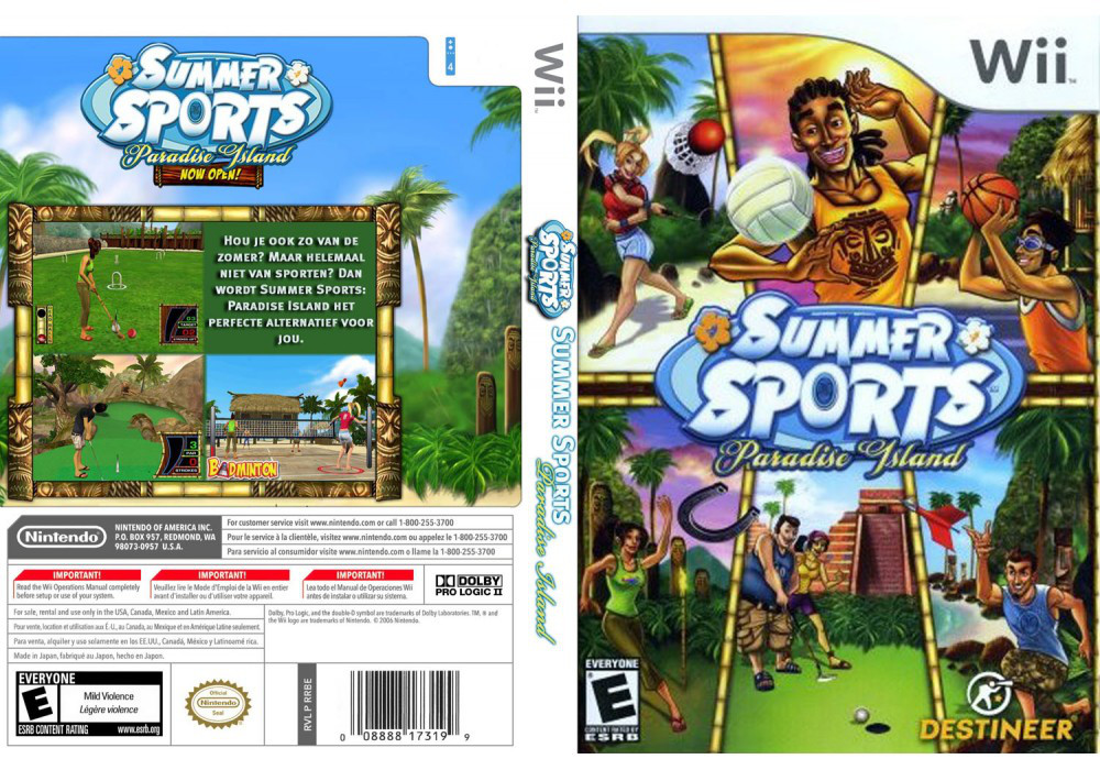 Гра для ігрової консолі Nintendo Wii (PAL), Summer Sports: Paradise Island