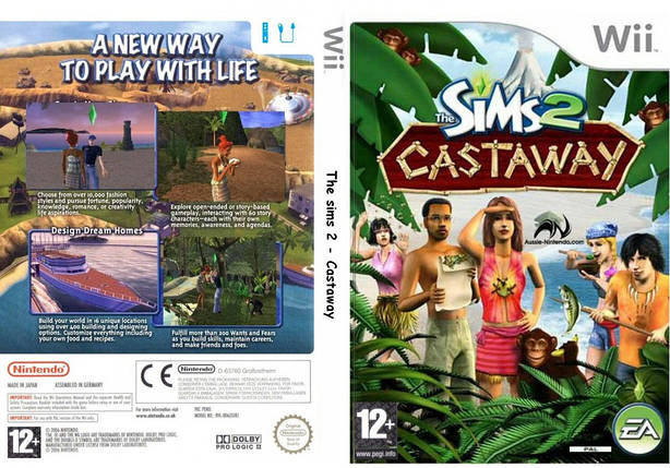 Гра для ігрової консолі Nintendo Wii (PAL), The Sims 2: Castaway, фото 2