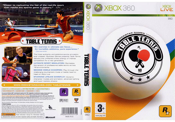 Гра для ігрової консолі Nintendo Wii (PAL), Table Tennis, фото 2