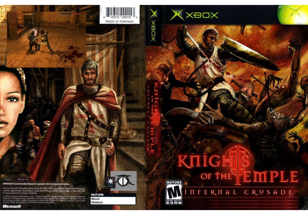 Гра для ігрової консолі Xbox, Knights Of The Temple