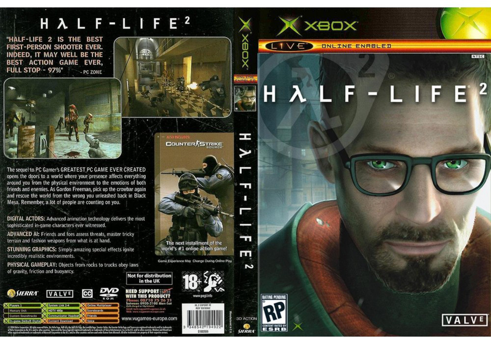 Игра для игровой консоли Xbox, Half-Life 2 (ID#701874582), цена: 76 ...