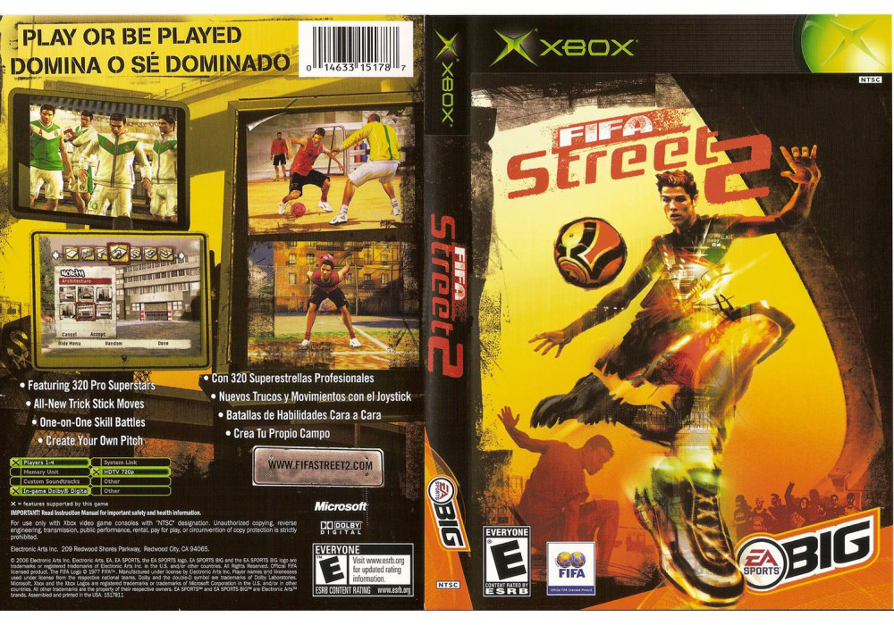 Игра Для Игровой Консоли Xbox, Fifa Street 2 (ID#701874589), Цена.