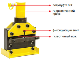 Прес для різання струмовідних шин ШР-200