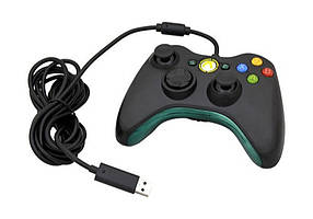 Xbox 360 Gamepad Controller (провідний, чорний)
