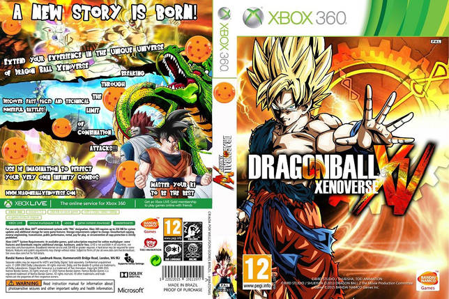 Гра для ігрової консолі Xbox 360, Dragon Ball: Xenoverse (LT 3.0, LT 2.0), фото 1