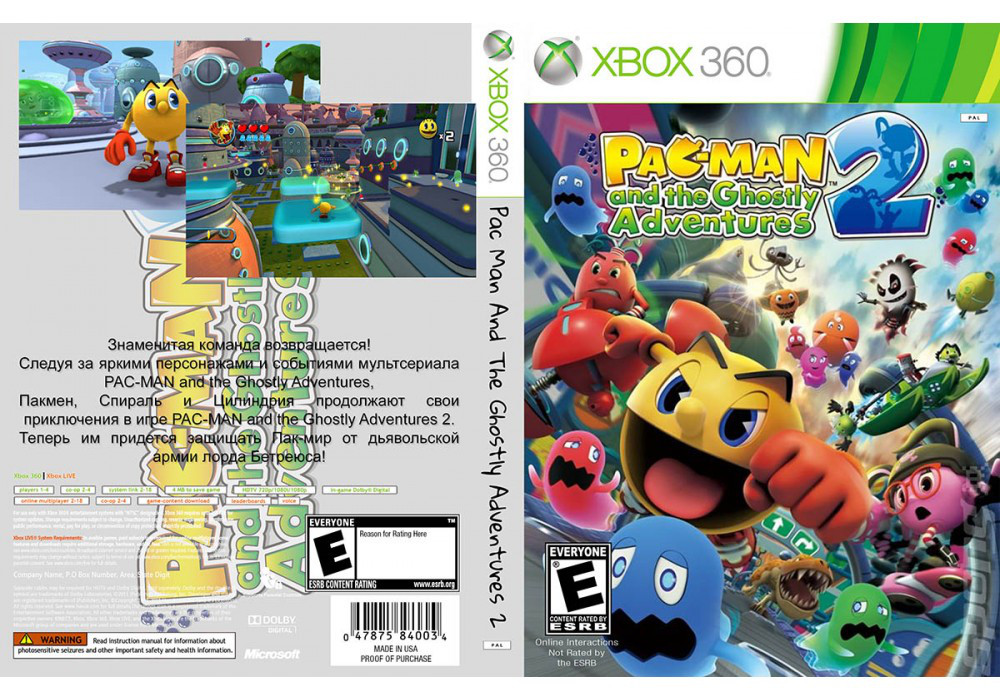 Гра для ігрової консолі Xbox 360, Pac Man And The Ghostly Adventures 2 (LT 3.0, LT 2.0)