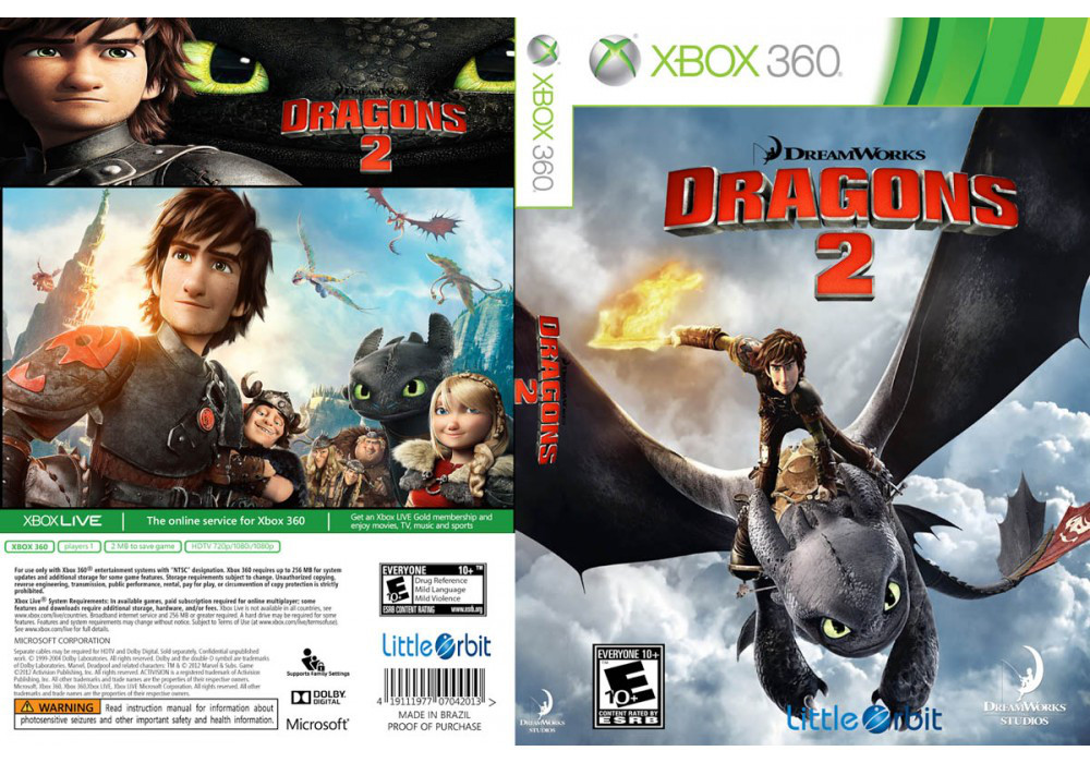 Гра для ігрової консолі Xbox 360, How to Train Your Dragon 2 (LT 3.0, LT 2.0)