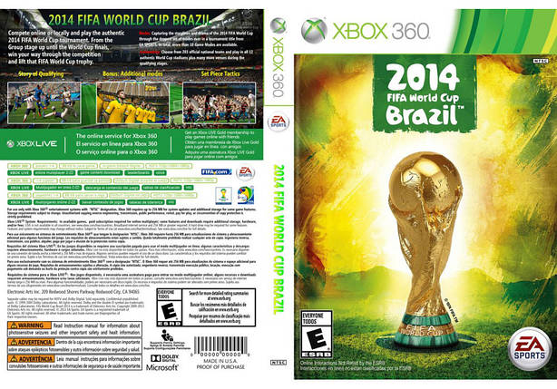Гра для ігрової консолі Xbox 360, 2014 FIFA World Cup Brazil, фото 2