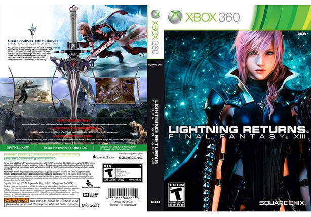 Гра для ігрової консолі Xbox 360, Lightning Returns: Final Fantasy XIII (LT 3.0, LT 2.0), фото 1