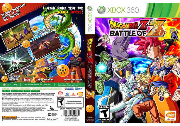 Гра для ігрової консолі Xbox 360, Dragon Ball Z: Battle of Z (LT 3.0, LT 2.0), фото 1