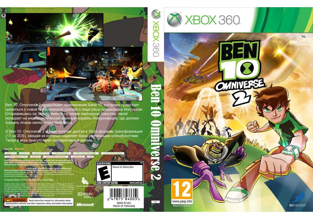 Ben 10: Omniverse (Xbox 360) (Lt + 3.0) - AliExpress
