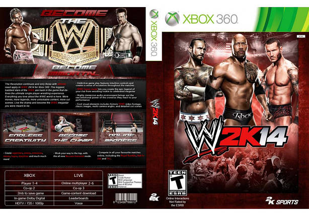 Гра для ігрової консолі Xbox 360, WWE 2K14, фото 2