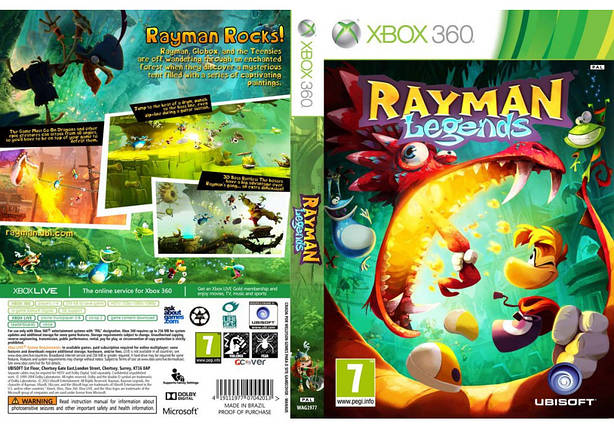 Гра для ігрової консолі Xbox 360, Rayman Legends (російська звук і текст), фото 2