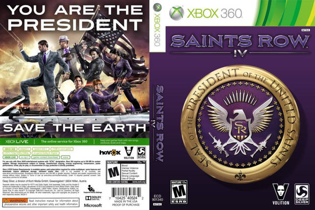 Гра для ігрової консолі Xbox 360, Saints Row 4 (LT 3.0, LT 2.0), фото 1