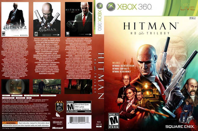 Гра для ігрової консолі Xbox 360, Hitman HD Trilogy (LT 3.0, LT 2.0), фото 1