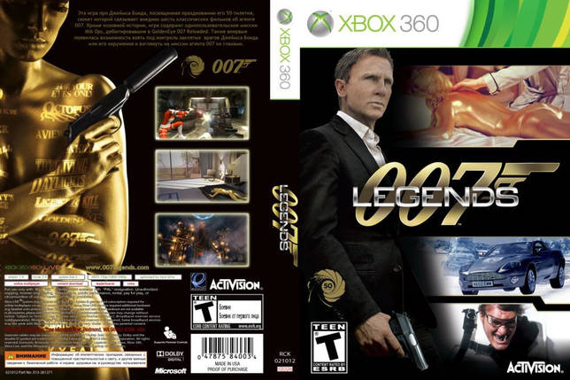 Гра для ігрової консолі Xbox 360, James Bond 007 Legends, фото 2