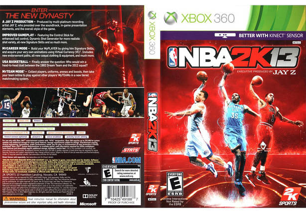 Гра для ігрової консолі Xbox 360, NBA 2K13 (цікавіше з Kinect, LT 3.0, LT 2.0), фото 1