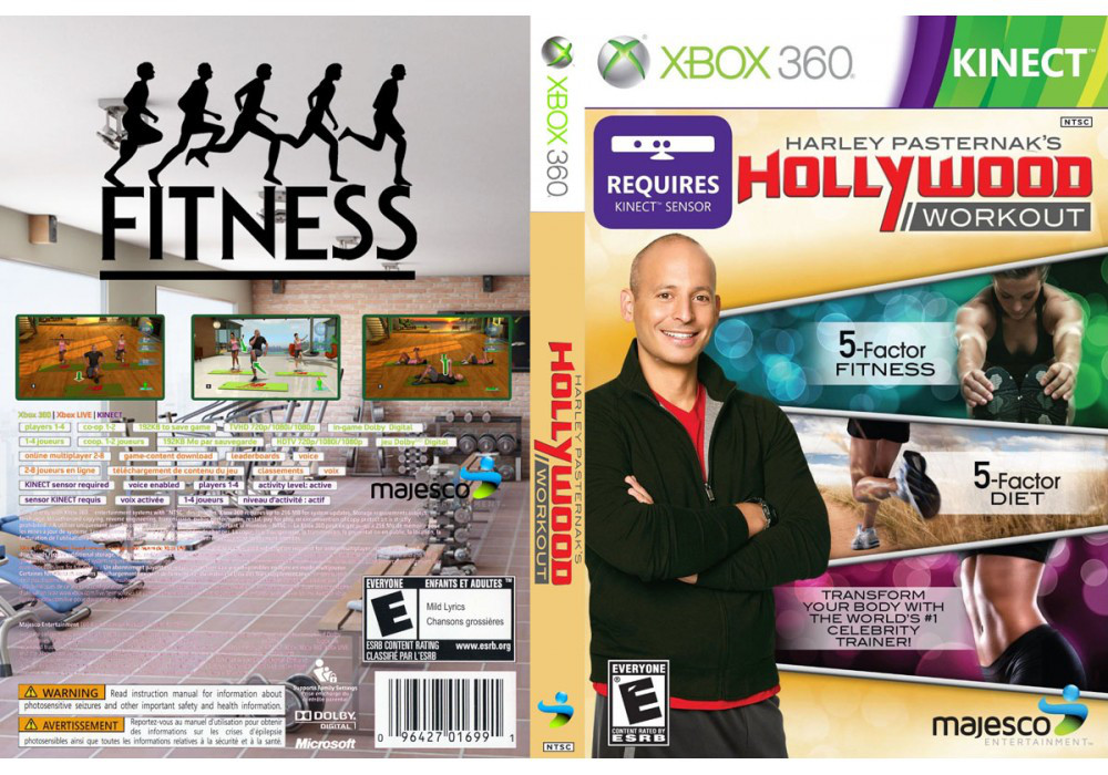 Гра для ігрової консолі Xbox 360, Harley Pasternaks Hollywood Workout (Kinect, LT 3.0, LT 2.0)