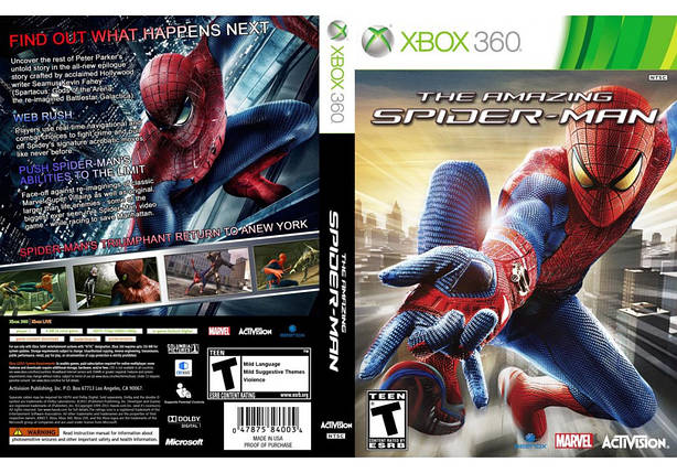 Гра для ігрової консолі Xbox 360, The Amazing Spider-Man (LT 3.0, LT 2.0), фото 1