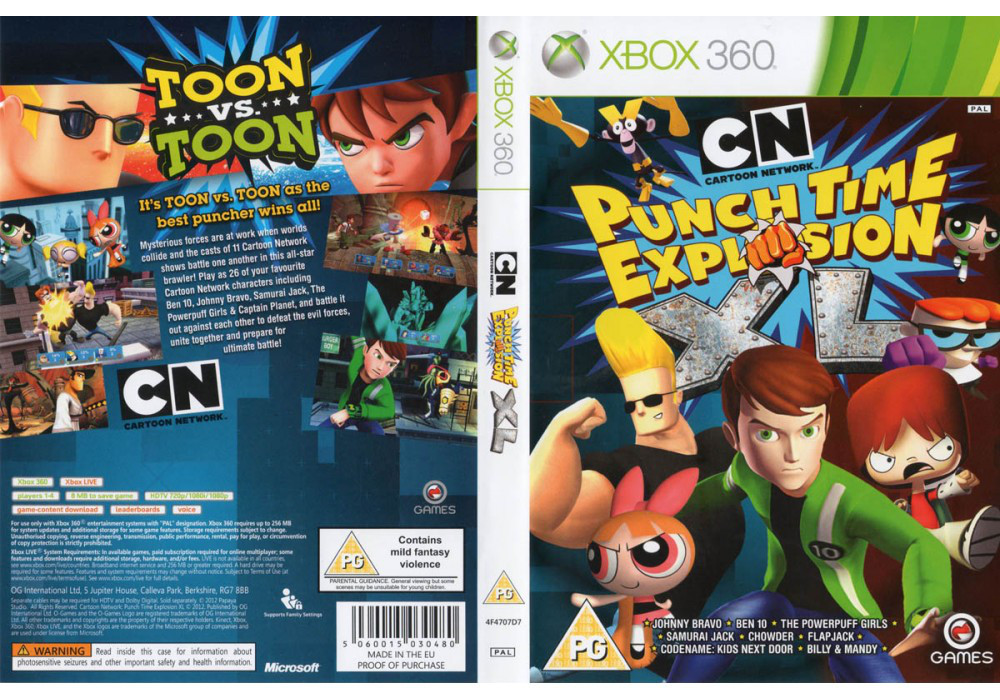 Гра для ігрової консолі Xbox 360, Cartoon Network: Punch Time Explosion (LT 3.0, LT 2.0)