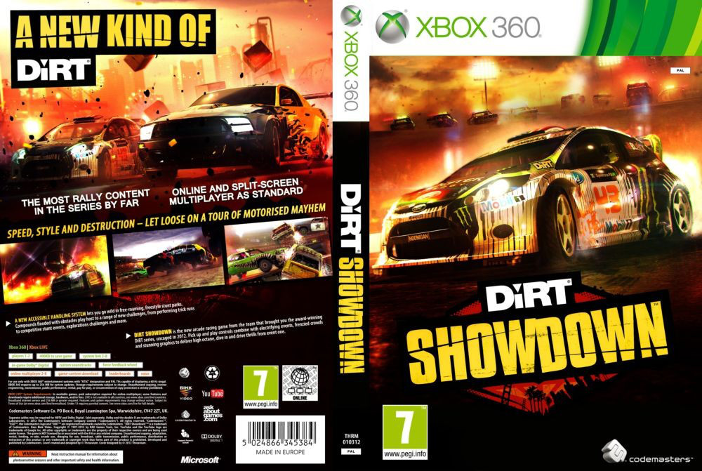 Гра для ігрової консолі Xbox 360, DiRT Showdown (LT 3.0, LT 2.0)
