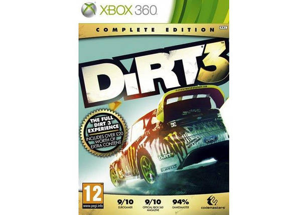 Гра для ігрової консолі Xbox 360, Dirt 3 Complete Edition (LT 3.0, LT 2.0), фото 1