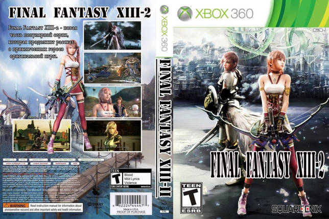 Гра для ігрової консолі Xbox 360, Final Fantasy XIII-2 (LT 3.0, LT 2.0), фото 1