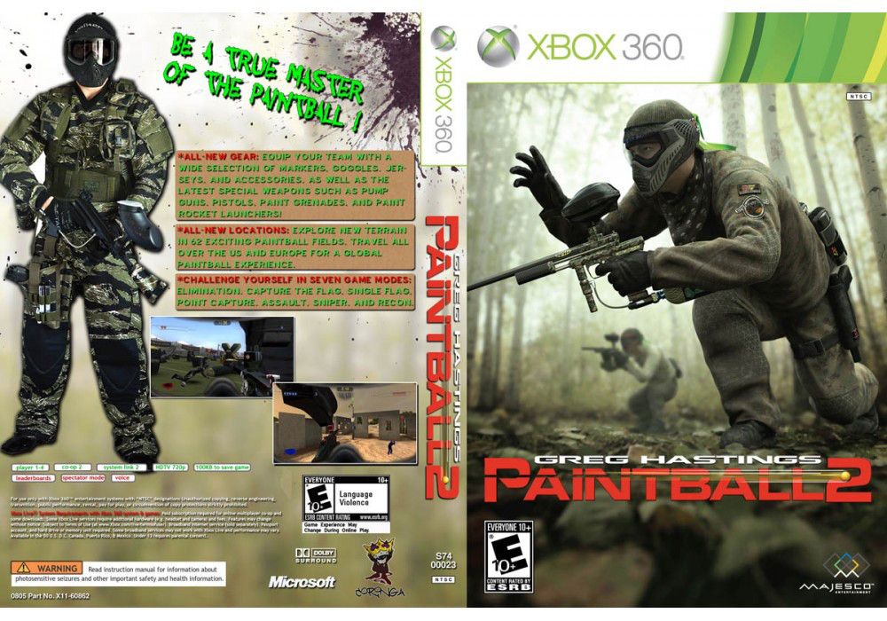 Xbox 360 Greg Hastings Paintball 2 LT