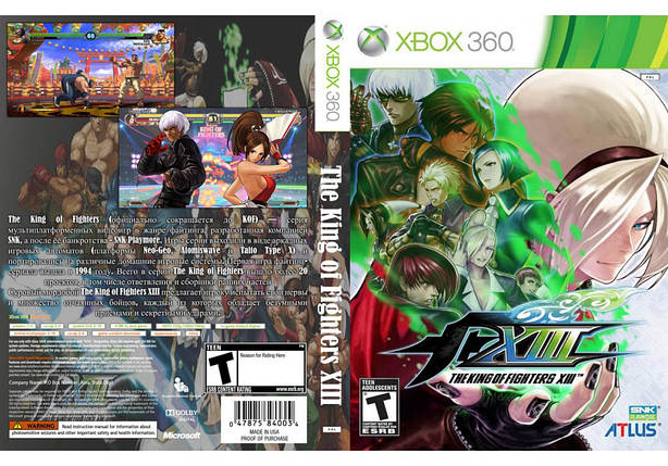 Гра для ігрової консолі Xbox 360, The King of Fighters XIII (LT 3.0, LT 2.0), фото 1