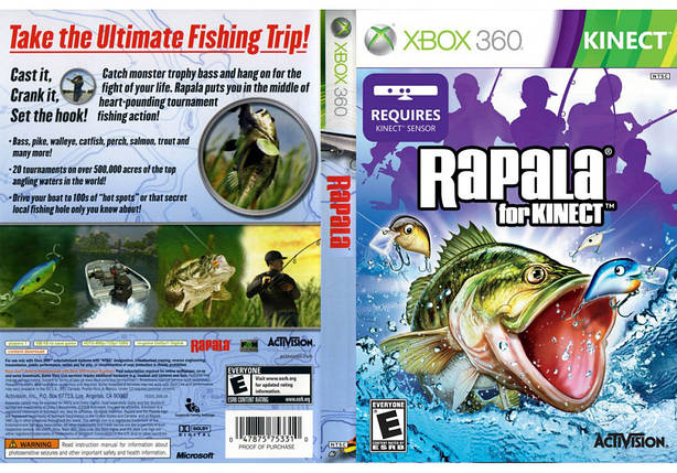 Гра для ігрової консолі Xbox 360, Rapala for Kinect, фото 2