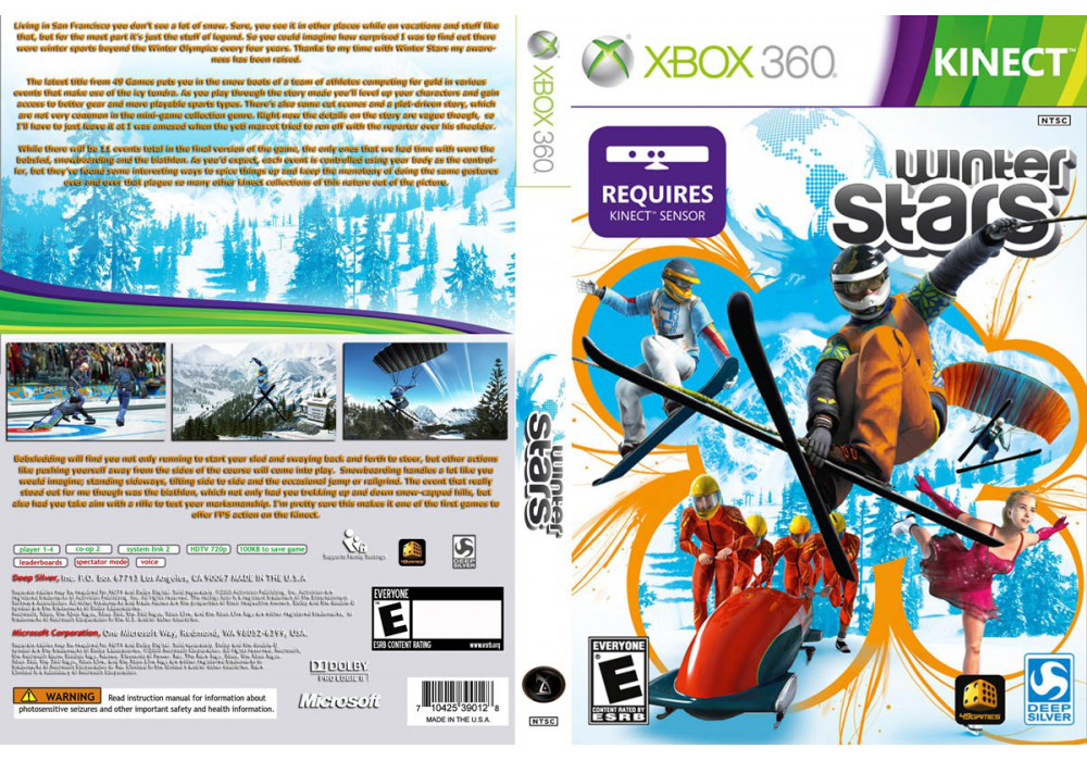 Гра для ігрової консолі Xbox 360, Winter Stars (Kinect, LT 3.0, LT 2.0)