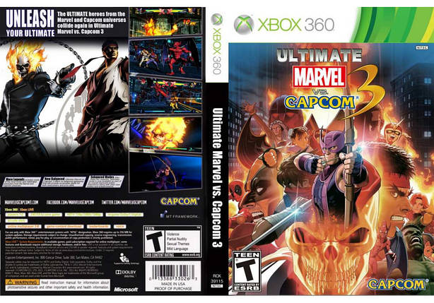 Гра для ігрової консолі Xbox 360, Ultimate Marvel vs. Capcom 3 (LT 3.0, LT 2.0), фото 1