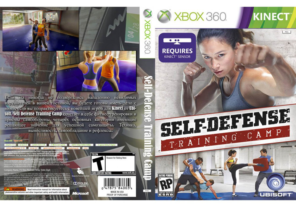 Гра для ігрової консолі Xbox 360, Self Defense Training Camp (Kinect, LT 3.0, LT 2.0)