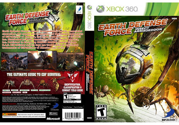 Гра для ігрової консолі Xbox 360, Earth Defense Force: Insect Armageddon (LT 3.0, LT 2.0), фото 1