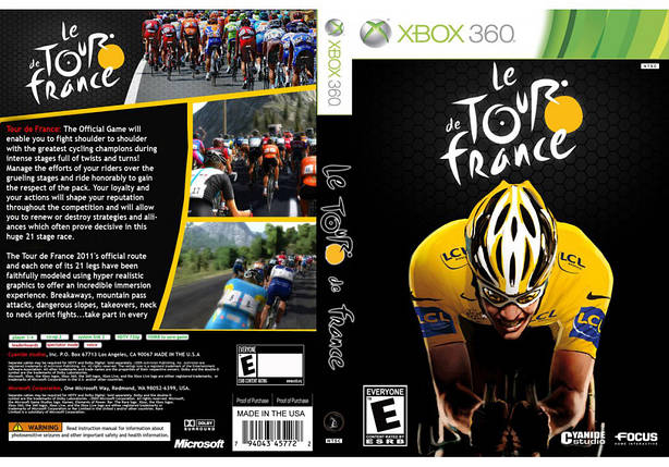 Гра для ігрової консолі Xbox 360, Tour de France: The Official Game (LT 3.0, LT 2.0), фото 1