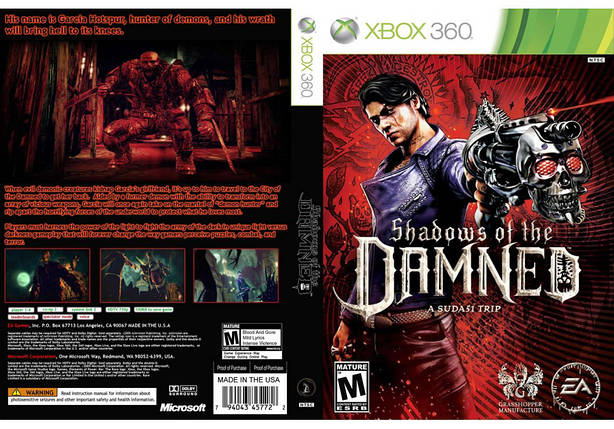 Гра для ігрової консолі Xbox 360, Shadows of the Damned (LT 3.0, LT 2.0), фото 1
