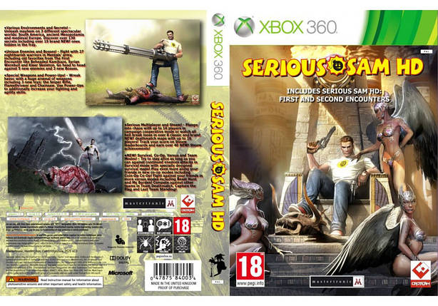 Гра для ігрової консолі Xbox 360, Serious Sam HD: Gold Edition (LT 3.0, LT 2.0), фото 1